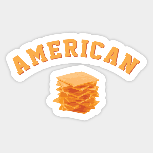 American cheese funny college team logo Sticker by terrybain